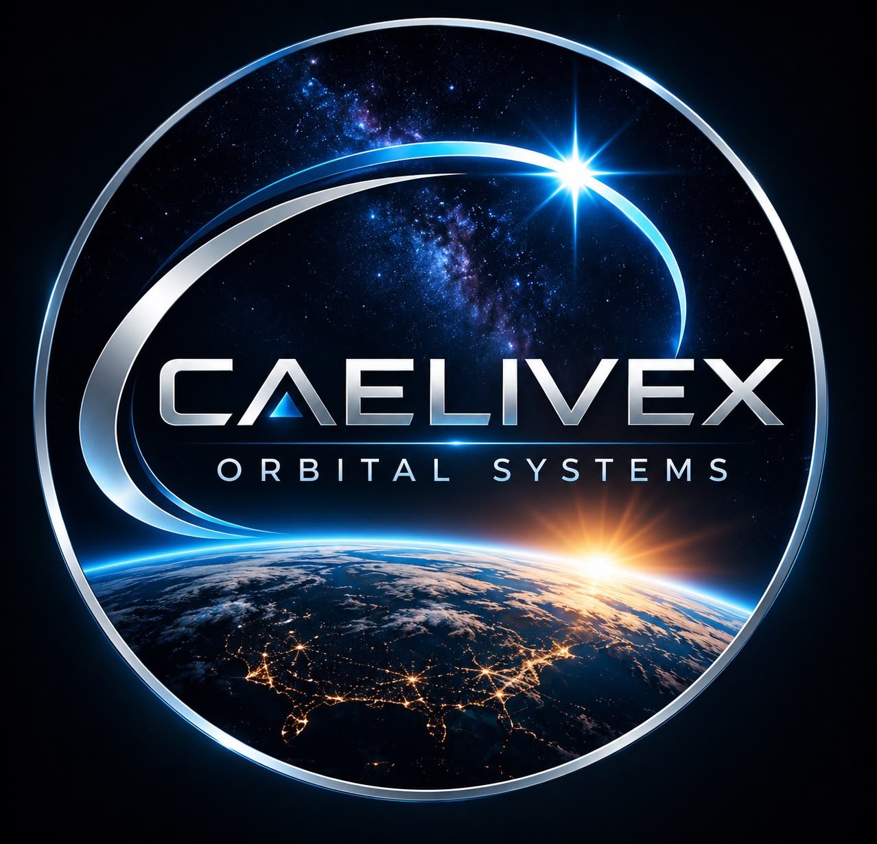 Caelivex Orbital Systems logo.